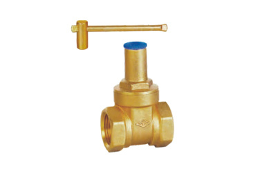 Brass locking gate valve Z15W-16T