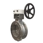 All-metal butterfly valve