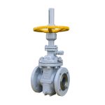 Flat gate valve