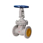 Cast steel wedge gate valve