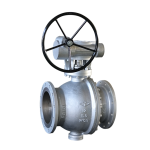 Hard-sealed fixed ball valve