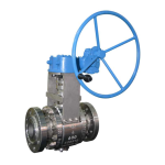 Forged steel high temperature hard seal ball valve