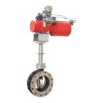 Ultra-low temperature three-eccentric butterfly valve
