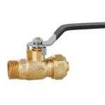 Aluminum-plastic composite pipe forged hoop cassette ball valve (external teeth) Q21F-16T