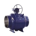 Fully welded ball valve