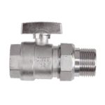 Brass internal and external bow joint ball valve Q11F-16T