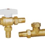 Brass heating tee ball valve Q15F-16T