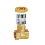 Magnetically locking gate valve