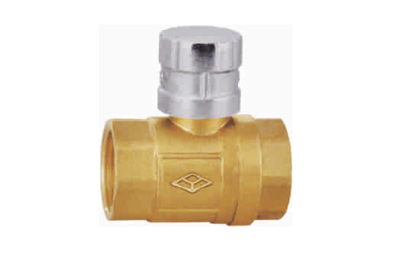 cbf458e9-1ddf-4a01-a0c9-351a4cf9822a Forged Brass Magnetic Ball Lock Valve Q11F-16T - 图片 1